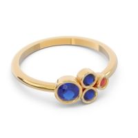 Petite Modern Bezel Utkara Ring