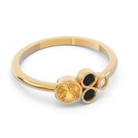 Petite Modern Bezel Utkara Ring