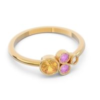 Petite Modern Bezel Utkara Ring