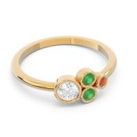 Petite Modern Bezel Utkara Ring