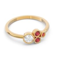 Petite Modern Bezel Utkara Ring