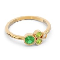 Petite Modern Bezel Utkara Ring