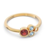 Petite Modern Bezel Utkara Ring