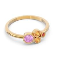 Petite Modern Bezel Utkara Ring