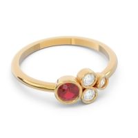 Petite Modern Bezel Utkara Ring