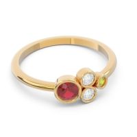 Petite Modern Bezel Utkara Ring