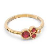 Petite Modern Bezel Utkara Ring