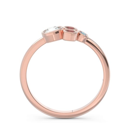 Petite Modern Bezel Utkara Ring