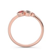 Petite Modern Bezel Utkara Ring