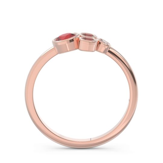 Petite Modern Bezel Utkara Ring