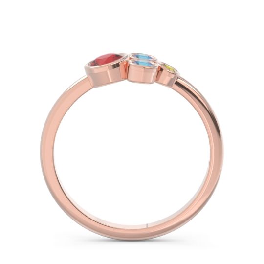 Petite Modern Bezel Utkara Ring