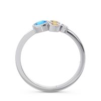 Petite Modern Bezel Utkara Ring