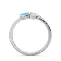 Petite Modern Bezel Utkara Ring