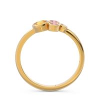 Petite Modern Bezel Utkara Ring