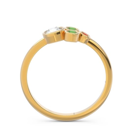 Petite Modern Bezel Utkara Ring