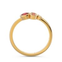 Petite Modern Bezel Utkara Ring
