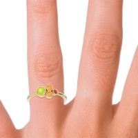 Petite Modern Bezel Utkara Ring