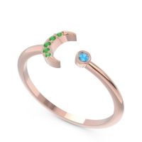 Petite Modern Open Ratri Ring