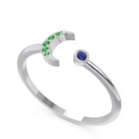 Petite Modern Open Ratri Ring