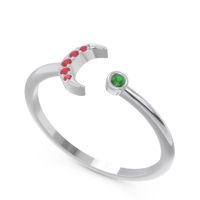 Petite Modern Open Ratri Ring