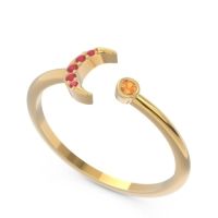 Petite Modern Open Ratri Ring