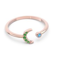 Petite Modern Open Ratri Ring