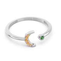 Petite Modern Open Ratri Ring