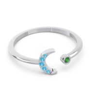 Petite Modern Open Ratri Ring