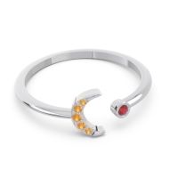 Petite Modern Open Ratri Ring