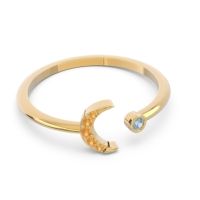 Petite Modern Open Ratri Ring