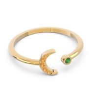 Petite Modern Open Ratri Ring