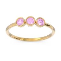 Petite Modern Bezel Traita Ring