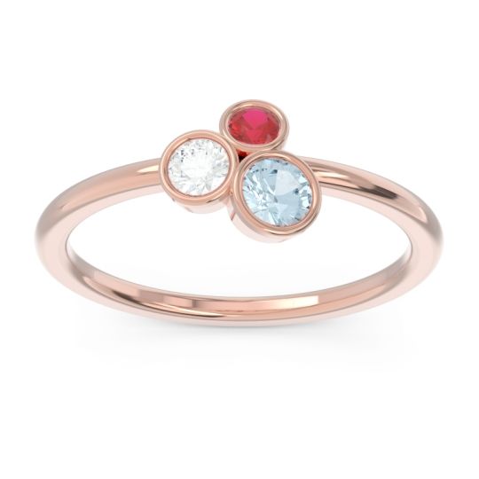 Petite Modern Bezel Guccha Ring
