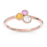 Petite Modern Bezel Guccha Ring