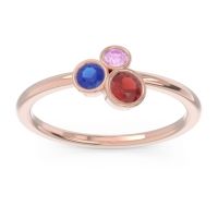 Petite Modern Bezel Guccha Ring