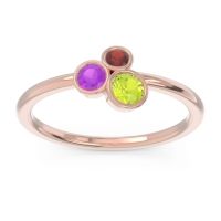 Petite Modern Bezel Guccha Ring