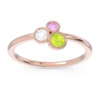 Petite Modern Bezel Guccha Ring