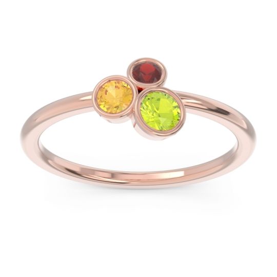 Petite Modern Bezel Guccha Ring