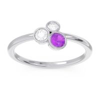 Petite Modern Bezel Guccha Ring
