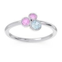 Petite Modern Bezel Guccha Ring