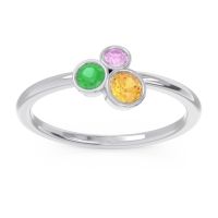 Petite Modern Bezel Guccha Ring