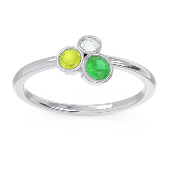 Petite Modern Bezel Guccha Ring