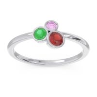 Petite Modern Bezel Guccha Ring