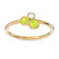 Petite Modern Bezel Guccha Ring