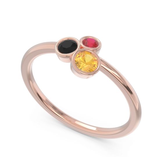 Petite Modern Bezel Guccha Ring