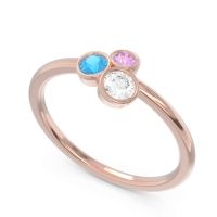 Petite Modern Bezel Guccha Ring