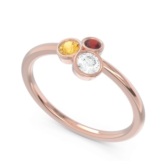 Petite Modern Bezel Guccha Ring