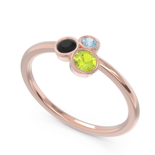 Petite Modern Bezel Guccha Ring