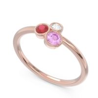 Petite Modern Bezel Guccha Ring