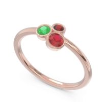 Petite Modern Bezel Guccha Ring